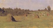 Isaac Ilich Levitan Haymaking (nn02) oil painting artist